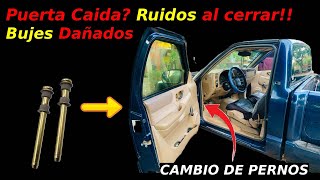 COMO REPARAR LAS PUERTAS CAIDAS CHEVROLET S10  COMO CAMBIAR PERNOS DE LAS PUERTAS DEL AUTO BUJES [upl. by Fiona]