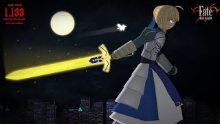 Saber Excalibur Attack Test [upl. by Ardnasal]