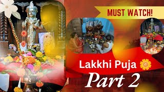 lakkhi puja🌼 Part 2 minivlog dailyvlog dailyvlogs shortsvideo shortvideo puja viralvideo [upl. by Hellah825]