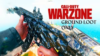 USING GROUND LOOT ONLY WARZONE SZN 6 SHORT GAMEPLAY [upl. by Atteroc724]