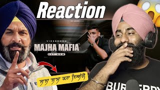 Reaction Majha Mafia Official Video  Vik Sekhon  RASS  Gill Madhipuria [upl. by Ahsiemak296]