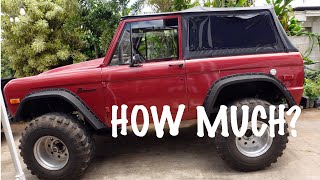 How Much Does it Cost to Build an Early Bronco  Not so Cheap Build Episode 1 [upl. by Eendys617]