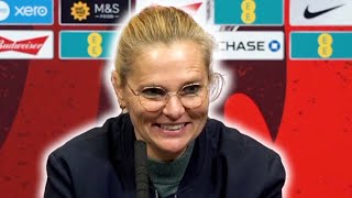 Sarina Wiegman postmatch press conference  England Women 11 Sweden Women [upl. by Ena]