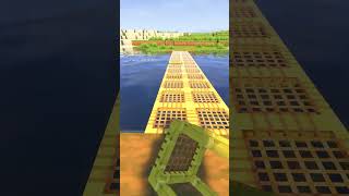 Minecraft Bridge Tutorial😱 shorts [upl. by Annauqahs]