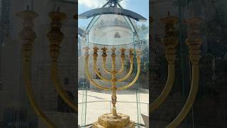 The Temple menorah in the Jewish Quarter in the Old City of Jerusalem  Israel 2024 [upl. by Darce491]