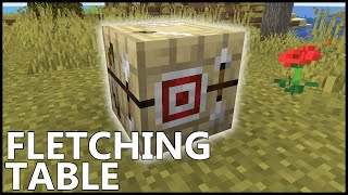 What Is The Use Of The FLETCHING TABLE In MINECRAFT [upl. by Eberta]