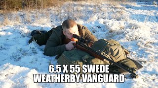 65x55 Swede Weatherby Winter shooting [upl. by Nor]