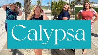 CALYPSA PLUS SIZE SWIM HAUL  MODEST SWIMSUITS [upl. by Ahsilac713]