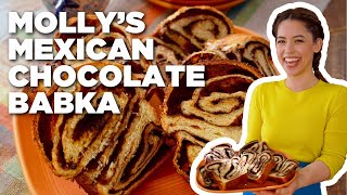 Molly Yehs Mexican Chocolate Babka  Girl Meets Farm  Food Network [upl. by Llennhoj]