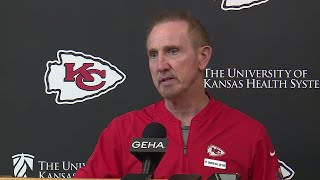 Chiefs defensive coordinator Steve Spagnuolo talks ahead of Week 2 matchup with Bengals [upl. by Esnohpla191]