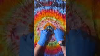 Eye Design Tie Dye tiedyefashion tiedyeartist tiedyedesigns tiedyepatterns tiedye diy art [upl. by Aciraj629]