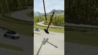 Cars vs Spinning Giant Hammer 7  BeamNGdrive [upl. by Bubb]