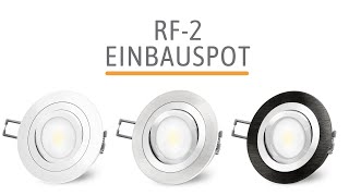 SSCLUXon  RF2 Einbaustrahler flach amp schwenkbar inkl LED GU10  Produktvorschau [upl. by Ekalb]