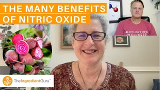 Nitric Oxide Benefits  Dr Jay Wilkins talks with Mira Dessy The Ingredient Guru [upl. by Ylenaj]