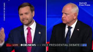 At Vice President candidates debate JD Vance addresses record of calling out Donald Trump [upl. by Ttiwed]