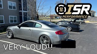 Infiniti G35 ISR Blast Pipes Install [upl. by Anar]