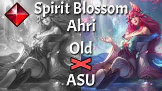 How is Spirit Blossom Ahri REWORKED  Skin Comparison [upl. by Fraze]