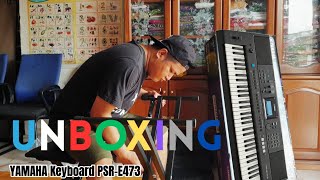 Yahama Keyboard Psr  E473 Unboxing [upl. by Isahella]