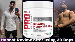 GNC Creatine Monohydrate 3000mg  Honest Review after using 30 Days [upl. by Enirehs]