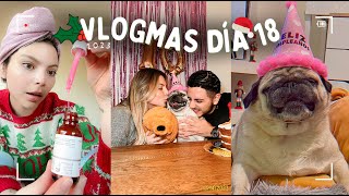 CELEBRAMOS SU CUMPLEAÑOS Y ME DIO ALERGÍA EN LA CARA vlogmas 18 [upl. by Leval496]