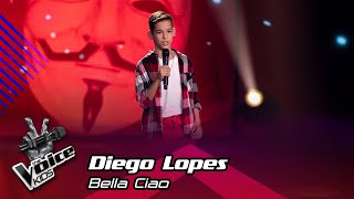 Diego Lopes  quotBella Ciaoquot  Prova Cega  The Voice Kids Portugal [upl. by Cochrane]