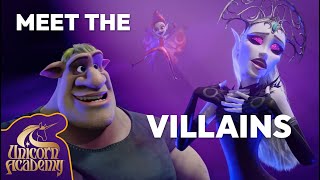 The EVIL Side of Unicorn Academy  Meet the VILLAINS  Cartoons for Kids [upl. by Baler]