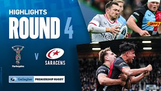 Harlequins v Saracens  HIGHLIGHTS  Heroic Defensive Display  Gallagher Premiership 202425 [upl. by Casilda]