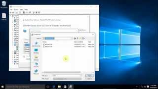 How To Install a Windows 10 Driver using an INF File [upl. by Nnyliak]