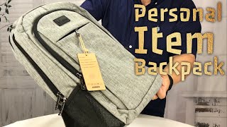 Airline Personal Item Laptop Backpack Review [upl. by Jonati]