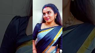 Actress Edit 830 satin silk satinsaree satinsilk silksaree saree shorts love fashion dance [upl. by Aissila]