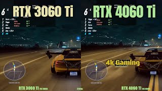 RTX 3060ti vs RTX 4060ti  4k Gaming [upl. by Einneb]