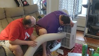 Unboxing and Reviewing Costway Air Conditioner 10000 BTU [upl. by Ientirb88]