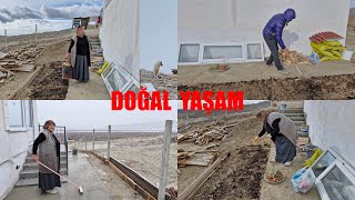 BAHÇEMİZİN İLK EKİMİNİ HATİCE HANIMLA BİRLİKTE YAPTIK KIŞ ZEBZELERİ [upl. by Terese]