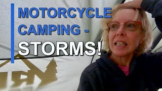 MOTORCYCLE CAMPING IN STORMY WEATHER  REITent Motocamping S2 EP25 [upl. by Carlyn]