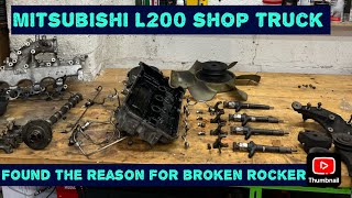 Mitsubishi L200 Shop Truck Major Service I Found The Reason For The Brocken Rocker [upl. by Rothberg]