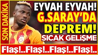 GALATASARAYDA DEPREM OSIMHEN [upl. by Ocsinarf]