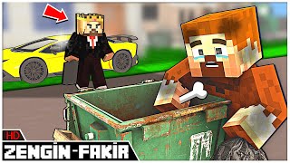 MİNECRAFT ZENGİN VE FAKİR HAYATI FİLMİ 😱  Minecraft [upl. by Astrea46]