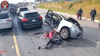 Tragic 150 Shocking And Terrifying of Idiots In Cars And Road Rage Filmed Seconds Before Disaster [upl. by Blinny864]