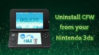 How to Unmod Nintendo 3ds  VER1116049U [upl. by Renelle]