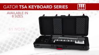 GTSA Series Keyboard Flight Cases from Gator Cases [upl. by Ellora648]