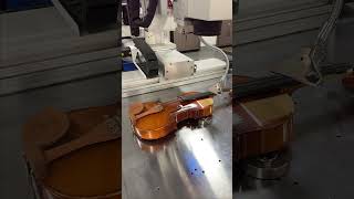 300W Pulsed Platform Automatic Laser Cleaning Machine Violin Wood Stripping [upl. by Havot]