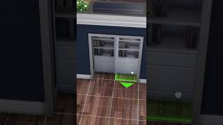 How to Build and Inbuilt Bookshelf Sims 4 shorts thesims sims4 [upl. by Adnima]