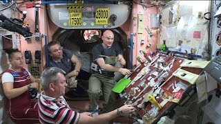 Space Station Live Thanksgiving Feast on Orbit [upl. by Remled993]