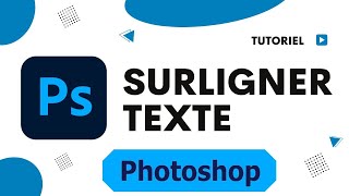 Comment surligner un texte sur Photoshop [upl. by Whiteley]