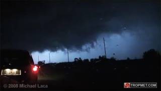 Tornadic Supercell  South Hutchinson KS  May 23 2008 [upl. by Ayojal]