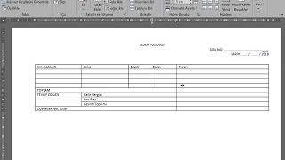 05 word ile gider pusulası hazırlamak [upl. by Trammel606]