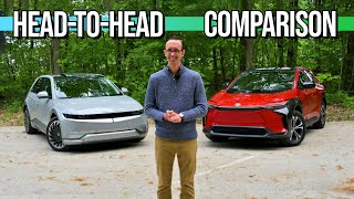 Hyundai Ioniq 5 vs Toyota bZ4X Electric Showdown [upl. by Eelatsyrc]