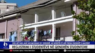 Regjistrimi i studentëve në Qendrën Studentore  40 shtretër të lirë presin studentët e masterit [upl. by Kacie]