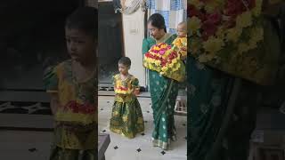 Bathukamma song mangli manglisongtelanganabathukammashorts viral [upl. by Yuzik]