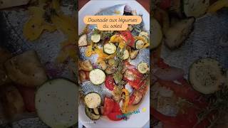 Filet de Daurade Provençale fish cuisine foodrecipe healthylifestyle mediterranean recette 🌶🧿🌞 [upl. by Ivett221]